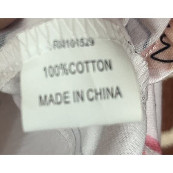 Tickled Teal Flamingo Print Knit Skirt Elastic Drawstring Waist Size 1X - Picture 3 of 3